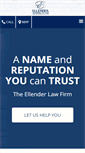 Mobile Screenshot of ellenderlawfirm.com